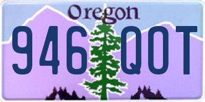 OR license plate 946QOT