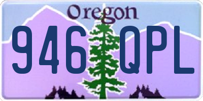 OR license plate 946QPL