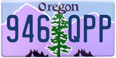 OR license plate 946QPP