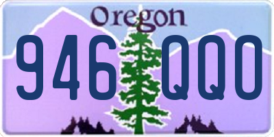 OR license plate 946QQO