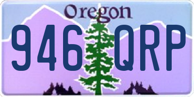 OR license plate 946QRP