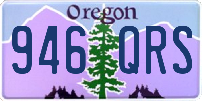 OR license plate 946QRS