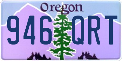 OR license plate 946QRT