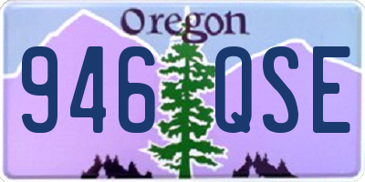 OR license plate 946QSE