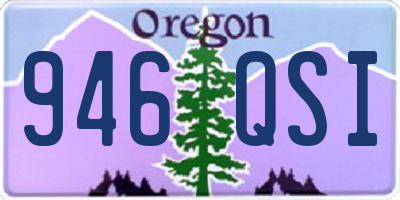 OR license plate 946QSI