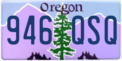 OR license plate 946QSQ