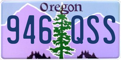 OR license plate 946QSS