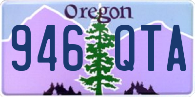OR license plate 946QTA