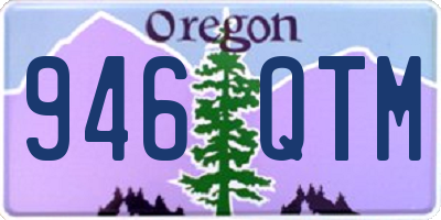 OR license plate 946QTM