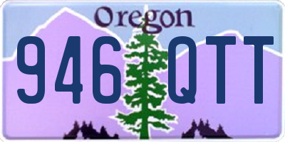 OR license plate 946QTT
