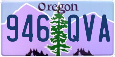 OR license plate 946QVA