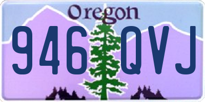 OR license plate 946QVJ