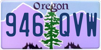 OR license plate 946QVW