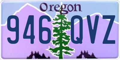 OR license plate 946QVZ