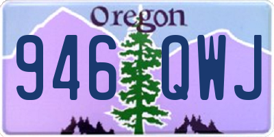 OR license plate 946QWJ