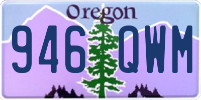 OR license plate 946QWM