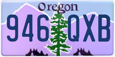 OR license plate 946QXB