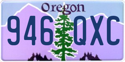 OR license plate 946QXC