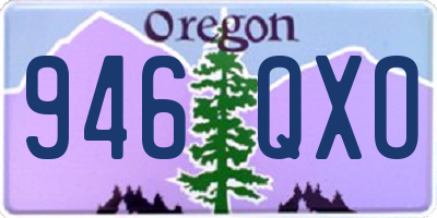 OR license plate 946QXO