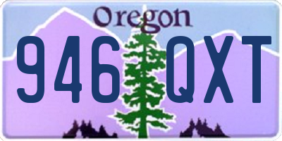 OR license plate 946QXT