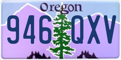 OR license plate 946QXV