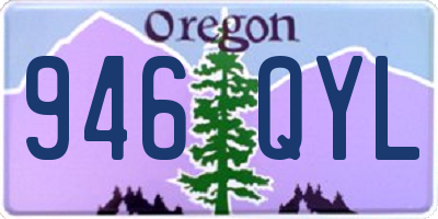 OR license plate 946QYL