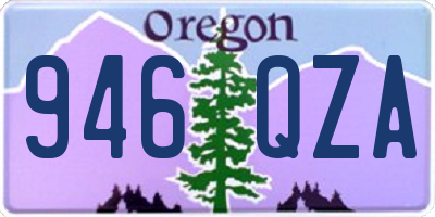 OR license plate 946QZA