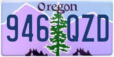 OR license plate 946QZD