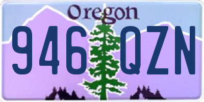 OR license plate 946QZN