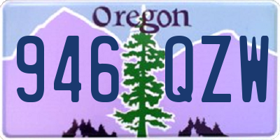 OR license plate 946QZW