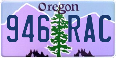 OR license plate 946RAC