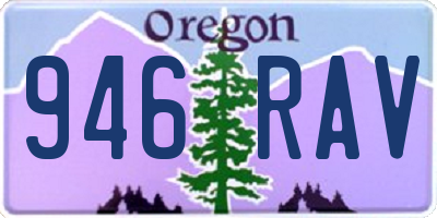 OR license plate 946RAV