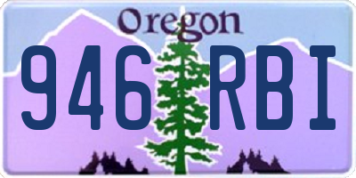 OR license plate 946RBI