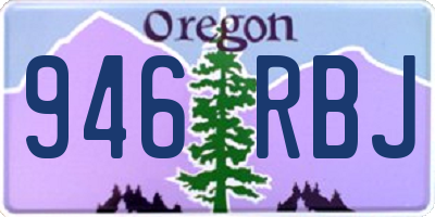 OR license plate 946RBJ