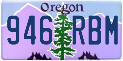 OR license plate 946RBM