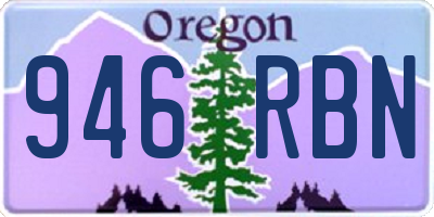 OR license plate 946RBN