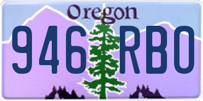 OR license plate 946RBO