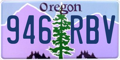 OR license plate 946RBV