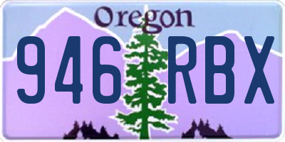 OR license plate 946RBX