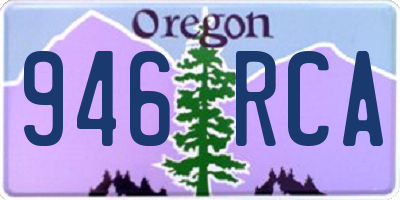 OR license plate 946RCA