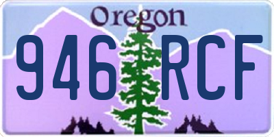 OR license plate 946RCF