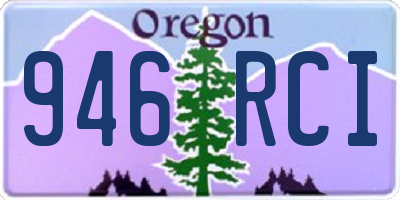 OR license plate 946RCI