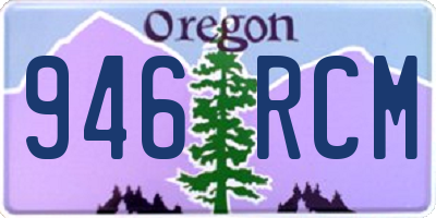 OR license plate 946RCM