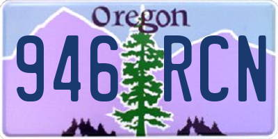 OR license plate 946RCN