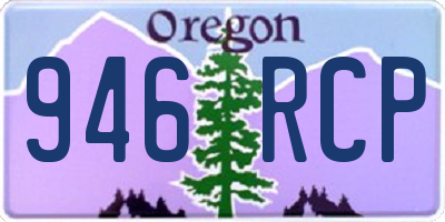 OR license plate 946RCP