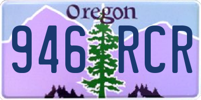OR license plate 946RCR