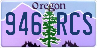 OR license plate 946RCS