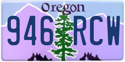 OR license plate 946RCW