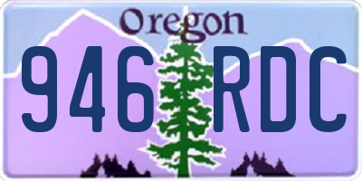 OR license plate 946RDC