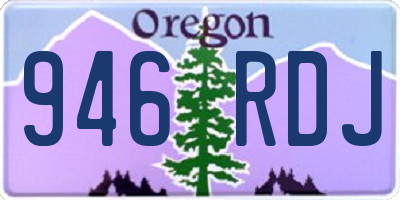 OR license plate 946RDJ
